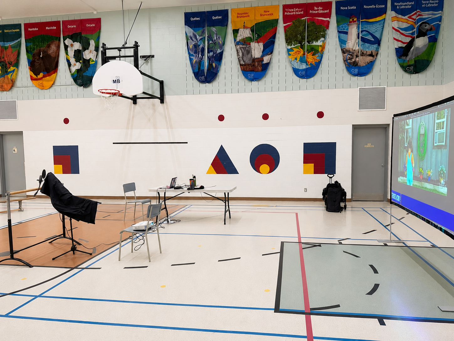 School gym