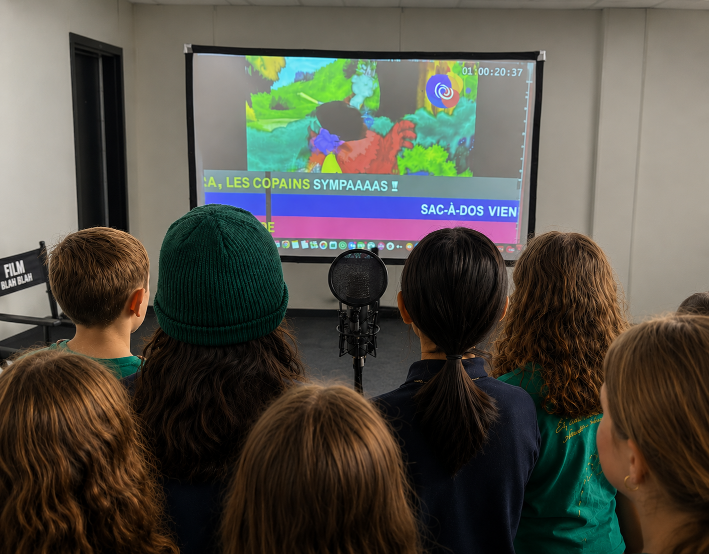 Participants experiencing dubbing